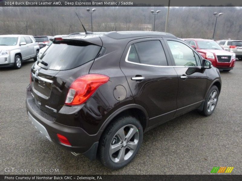 Deep Espresso Brown Metallic / Saddle 2014 Buick Encore Leather AWD