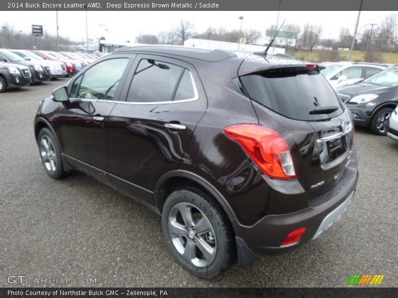 Deep Espresso Brown Metallic / Saddle 2014 Buick Encore Leather AWD