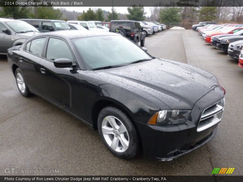 Pitch Black / Black 2014 Dodge Charger SE