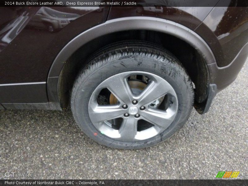 Deep Espresso Brown Metallic / Saddle 2014 Buick Encore Leather AWD