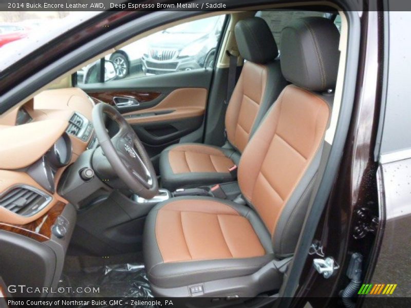  2014 Encore Leather AWD Saddle Interior