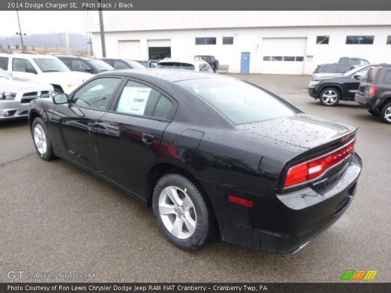 Pitch Black / Black 2014 Dodge Charger SE