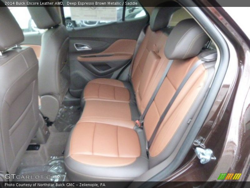 Rear Seat of 2014 Encore Leather AWD