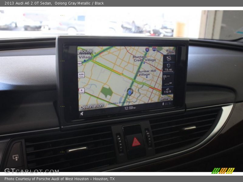 Oolong Gray Metallic / Black 2013 Audi A6 2.0T Sedan