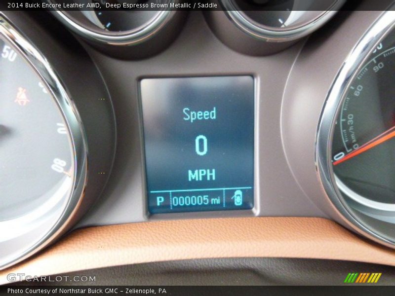 Deep Espresso Brown Metallic / Saddle 2014 Buick Encore Leather AWD