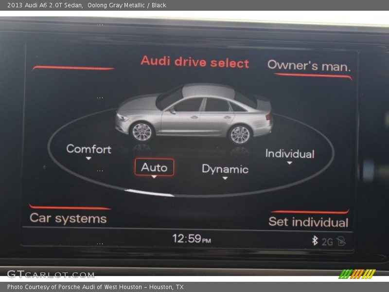 Oolong Gray Metallic / Black 2013 Audi A6 2.0T Sedan