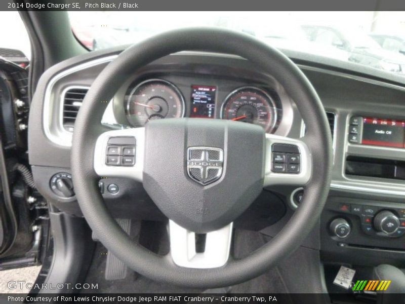 Pitch Black / Black 2014 Dodge Charger SE