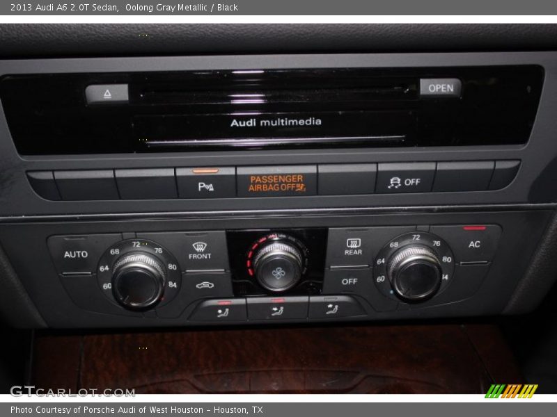 Oolong Gray Metallic / Black 2013 Audi A6 2.0T Sedan
