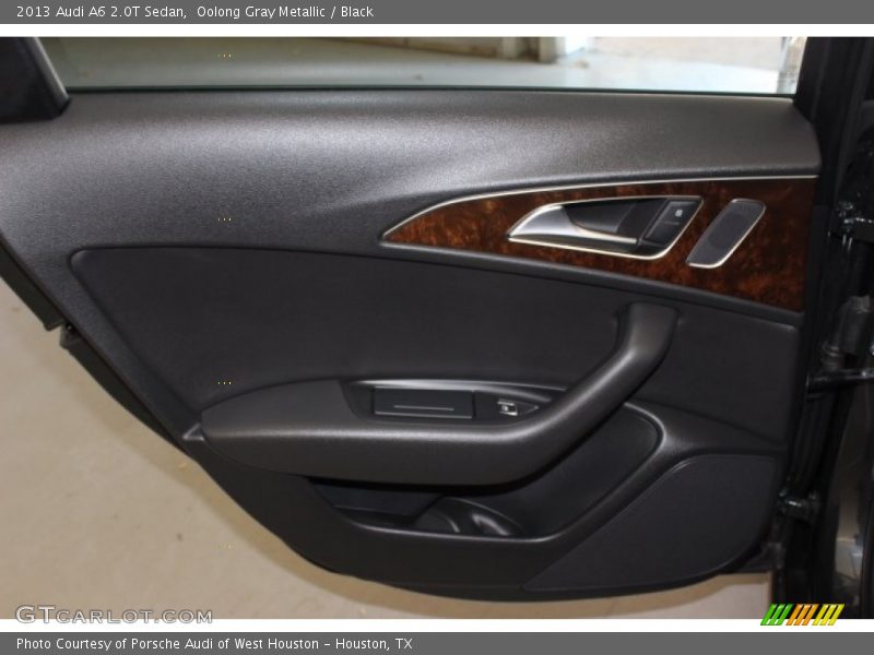Oolong Gray Metallic / Black 2013 Audi A6 2.0T Sedan