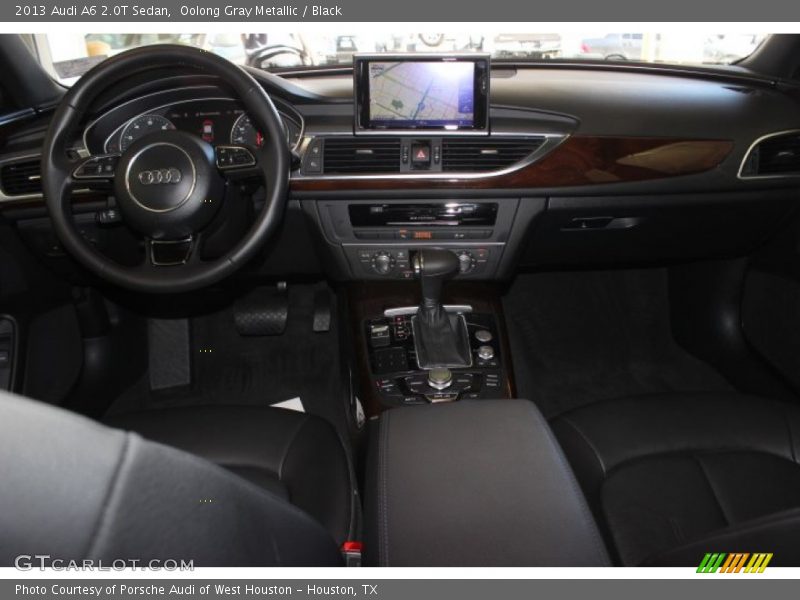 Oolong Gray Metallic / Black 2013 Audi A6 2.0T Sedan