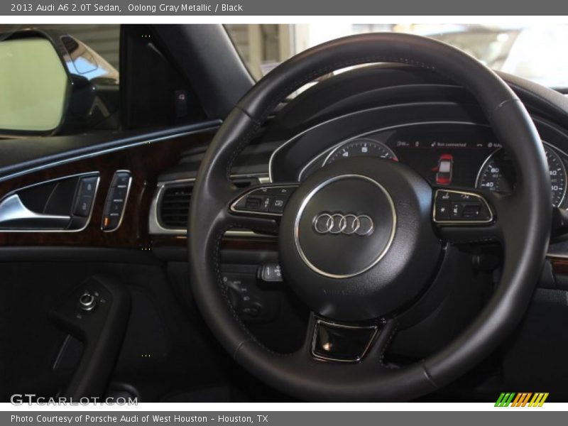 Oolong Gray Metallic / Black 2013 Audi A6 2.0T Sedan