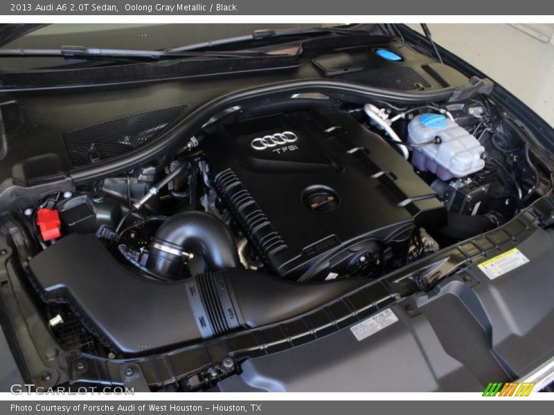 Oolong Gray Metallic / Black 2013 Audi A6 2.0T Sedan
