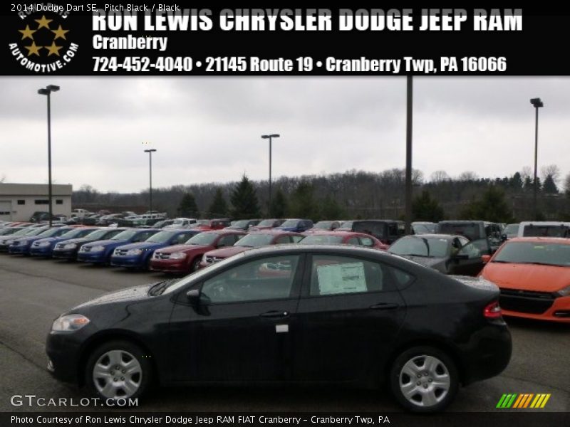 Pitch Black / Black 2014 Dodge Dart SE
