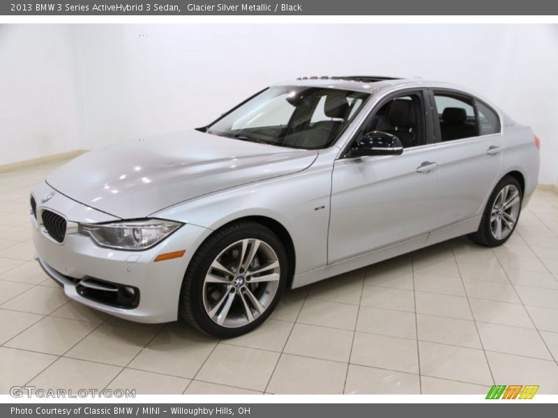 Glacier Silver Metallic / Black 2013 BMW 3 Series ActiveHybrid 3 Sedan