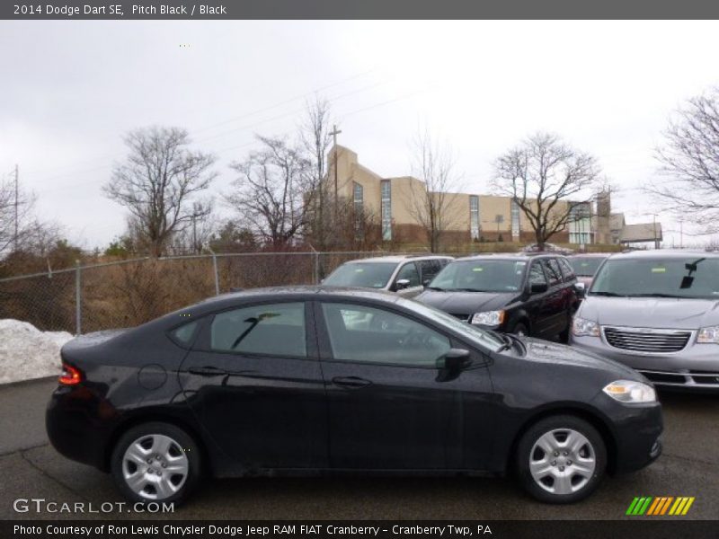 Pitch Black / Black 2014 Dodge Dart SE