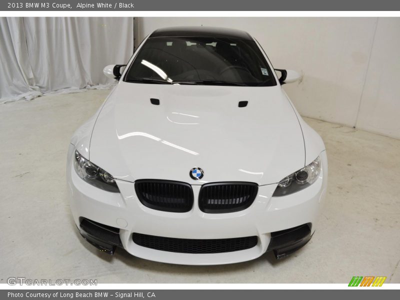 Alpine White / Black 2013 BMW M3 Coupe