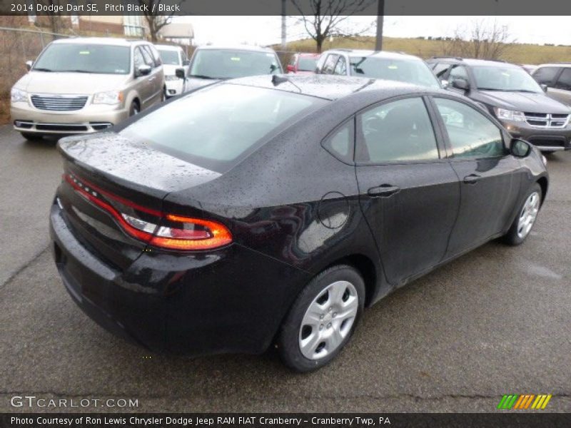 Pitch Black / Black 2014 Dodge Dart SE