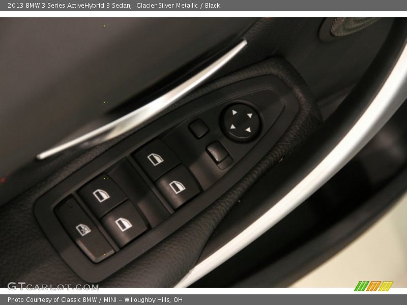 Glacier Silver Metallic / Black 2013 BMW 3 Series ActiveHybrid 3 Sedan