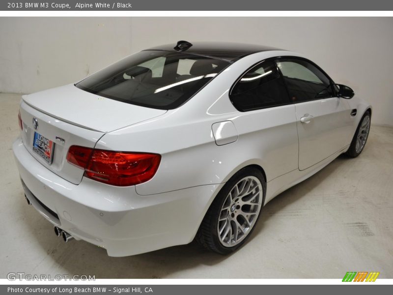 Alpine White / Black 2013 BMW M3 Coupe