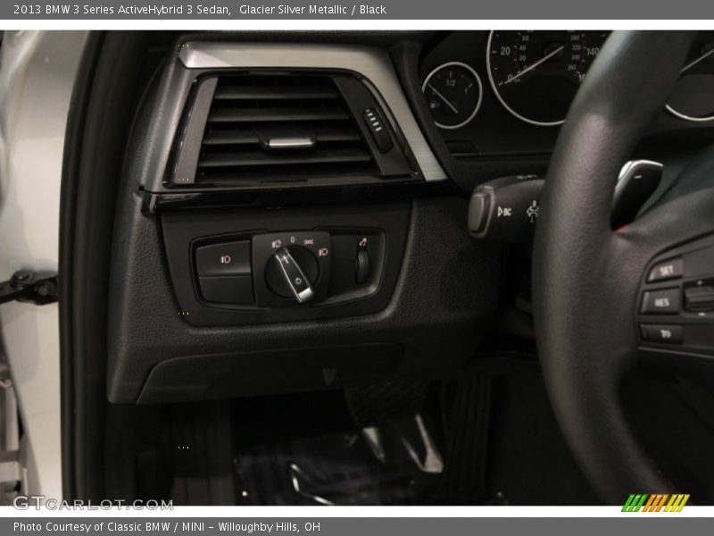 Glacier Silver Metallic / Black 2013 BMW 3 Series ActiveHybrid 3 Sedan