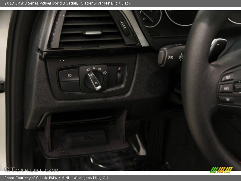 Glacier Silver Metallic / Black 2013 BMW 3 Series ActiveHybrid 3 Sedan