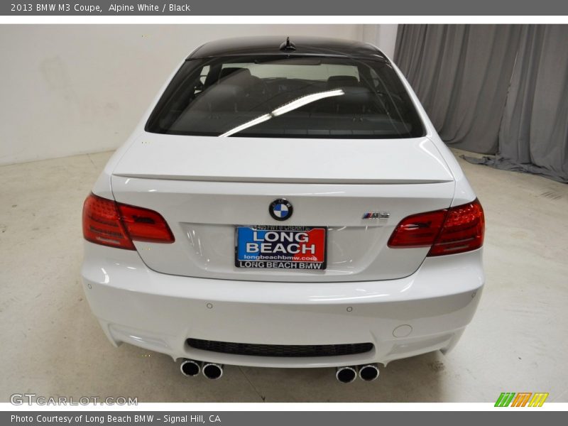 Alpine White / Black 2013 BMW M3 Coupe