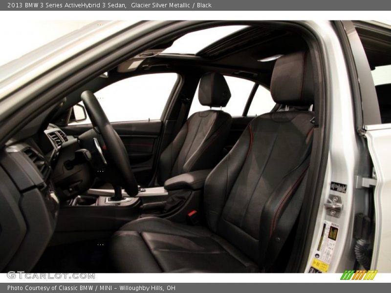 Glacier Silver Metallic / Black 2013 BMW 3 Series ActiveHybrid 3 Sedan