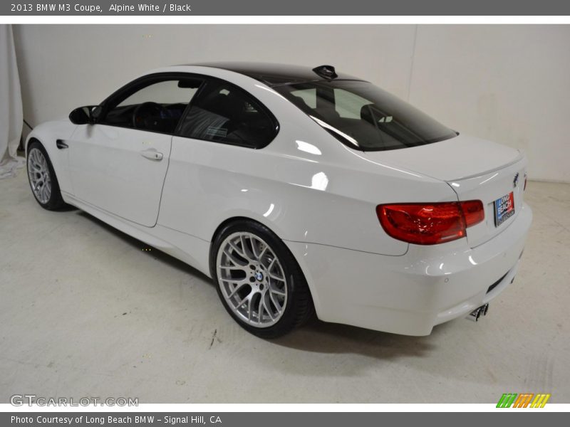 Alpine White / Black 2013 BMW M3 Coupe