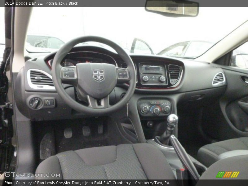 Pitch Black / Black 2014 Dodge Dart SE