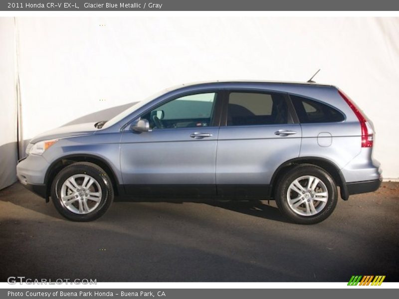 Glacier Blue Metallic / Gray 2011 Honda CR-V EX-L