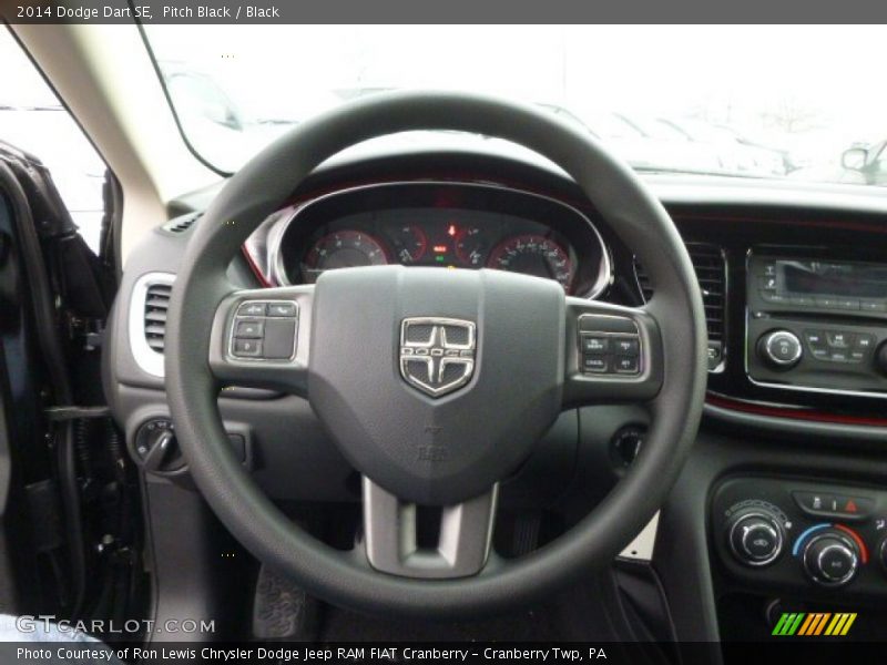 Pitch Black / Black 2014 Dodge Dart SE