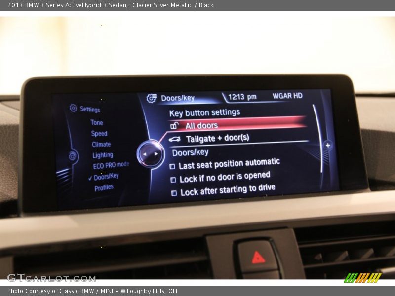 Glacier Silver Metallic / Black 2013 BMW 3 Series ActiveHybrid 3 Sedan