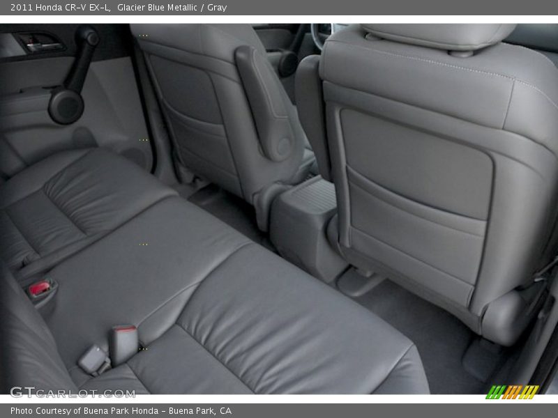 Glacier Blue Metallic / Gray 2011 Honda CR-V EX-L