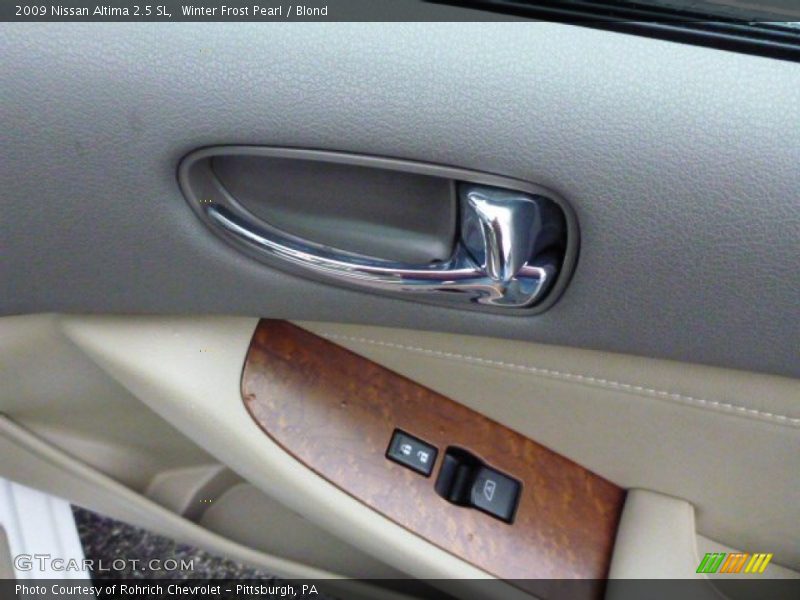 Winter Frost Pearl / Blond 2009 Nissan Altima 2.5 SL
