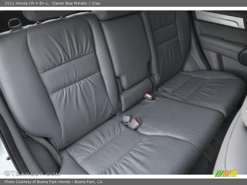 Glacier Blue Metallic / Gray 2011 Honda CR-V EX-L