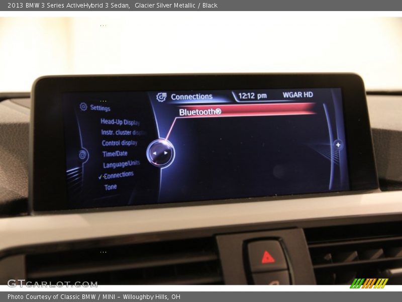 Glacier Silver Metallic / Black 2013 BMW 3 Series ActiveHybrid 3 Sedan