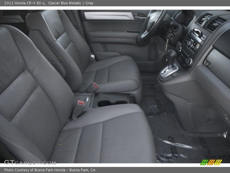 Glacier Blue Metallic / Gray 2011 Honda CR-V EX-L
