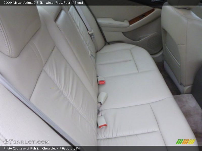 Winter Frost Pearl / Blond 2009 Nissan Altima 2.5 SL