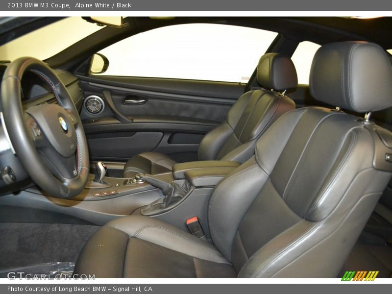 Alpine White / Black 2013 BMW M3 Coupe