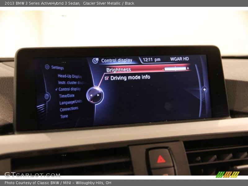 Glacier Silver Metallic / Black 2013 BMW 3 Series ActiveHybrid 3 Sedan