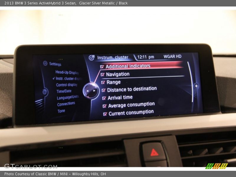 Glacier Silver Metallic / Black 2013 BMW 3 Series ActiveHybrid 3 Sedan