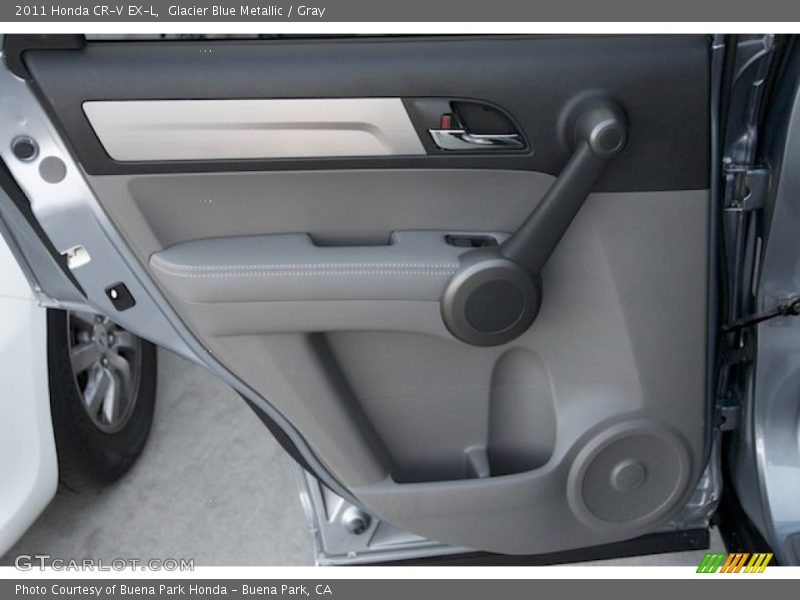 Glacier Blue Metallic / Gray 2011 Honda CR-V EX-L