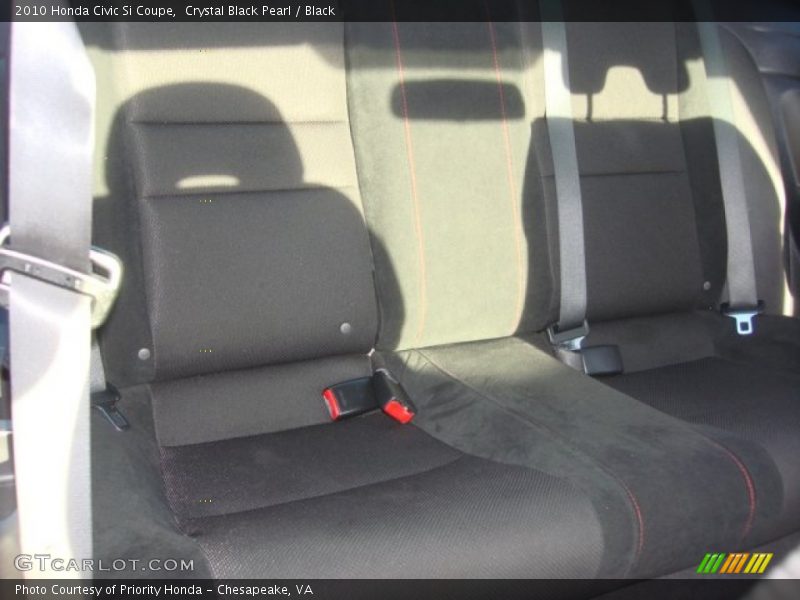 Crystal Black Pearl / Black 2010 Honda Civic Si Coupe