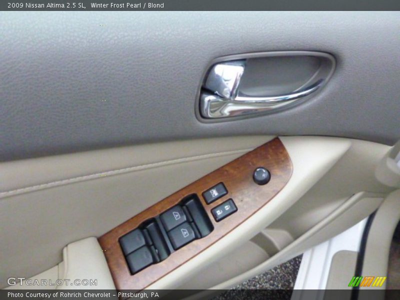 Winter Frost Pearl / Blond 2009 Nissan Altima 2.5 SL