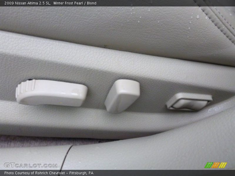 Winter Frost Pearl / Blond 2009 Nissan Altima 2.5 SL