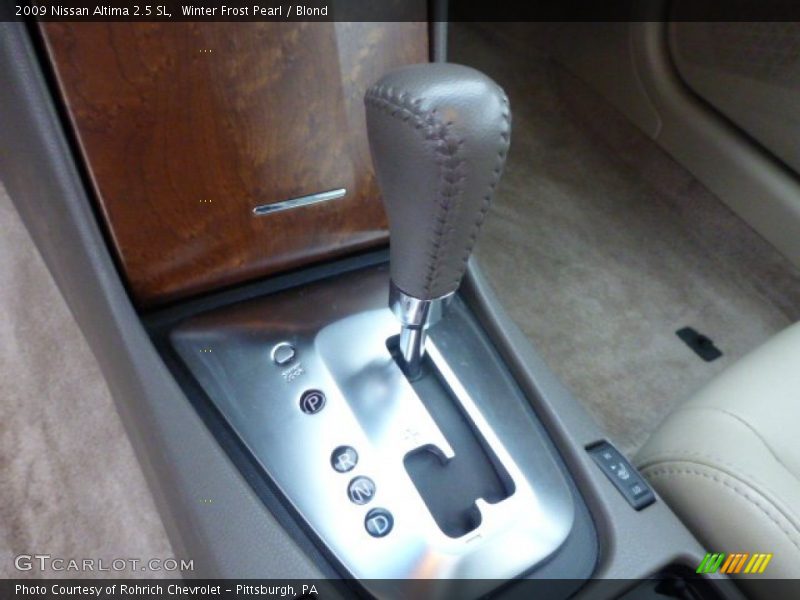 Winter Frost Pearl / Blond 2009 Nissan Altima 2.5 SL