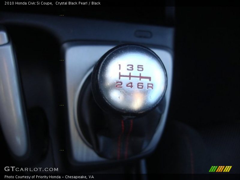 Crystal Black Pearl / Black 2010 Honda Civic Si Coupe