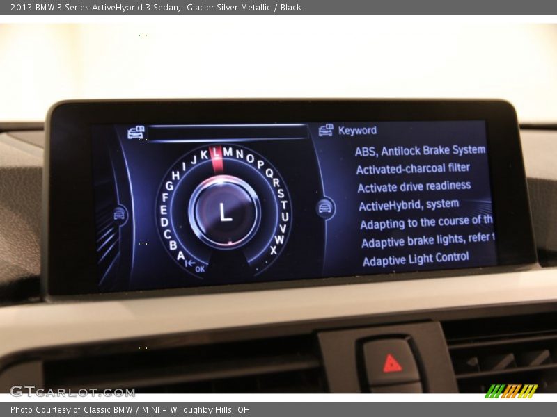 Glacier Silver Metallic / Black 2013 BMW 3 Series ActiveHybrid 3 Sedan