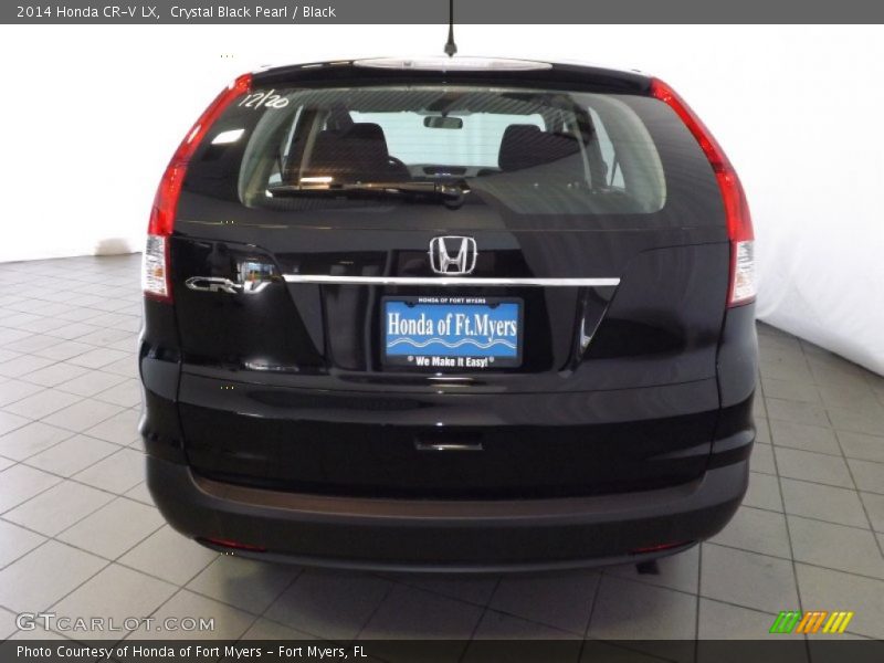 Crystal Black Pearl / Black 2014 Honda CR-V LX
