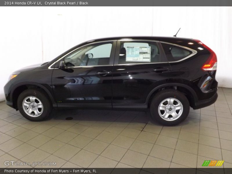 Crystal Black Pearl / Black 2014 Honda CR-V LX